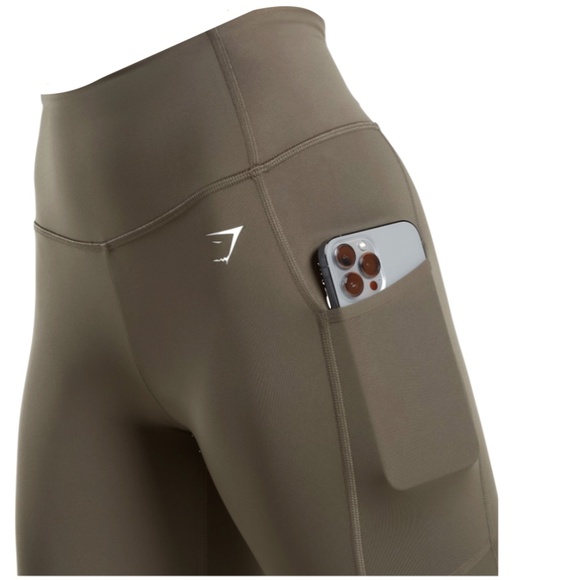 Gymshark Pocket Leggings - Camo Brown (L) - Picture 4 of 4